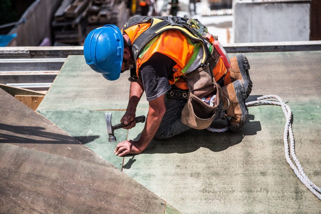 construction builder on site